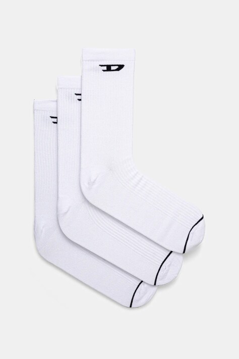 Κάλτσες Diesel SKM-D-CREW-LIGHT-SOCKS 3-pack χρώμα: άσπρο, A15405.0LKBI