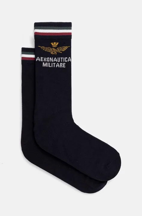 Čarape Aeronautica Militare za muškarce, boja: tamno plava, CZ012L499