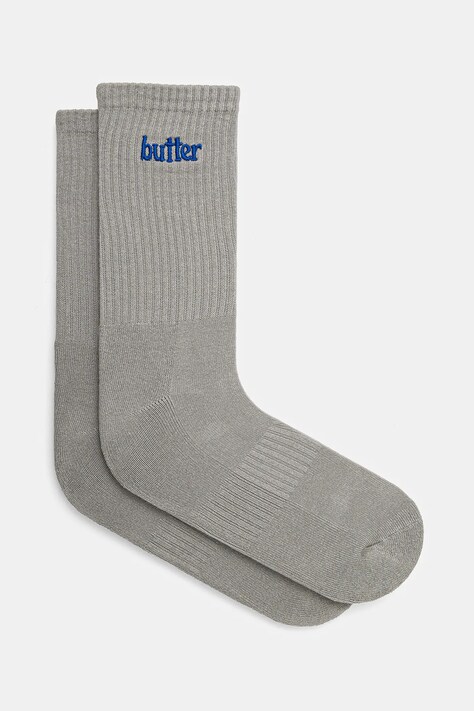 Butter Goods skarpetki Basic Socks męskie kolor szary BG243910