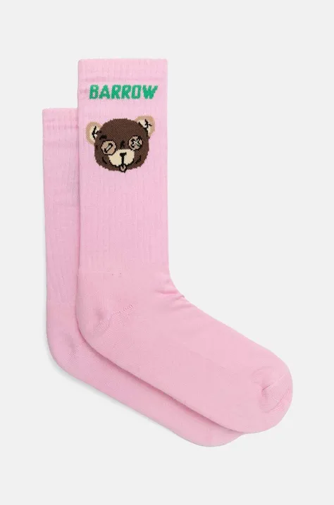 Čarape Barrow boja: ružičasta, F4BWUASO023