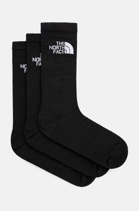 Κάλτσες The North Face 3-pack χρώμα: μαύρο, NF0A882HJK31