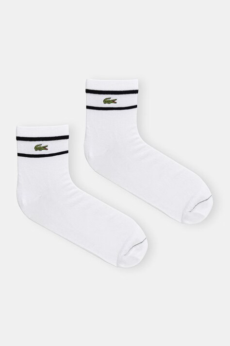Lacoste skarpetki 2-pack kolor biały RA2932