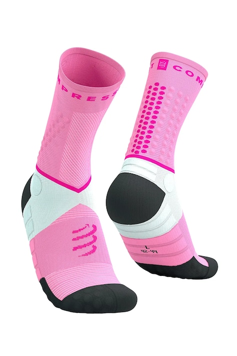Compressport skarpetki Ultra Trail Socks V2.0 kolor różowy SQTU3556