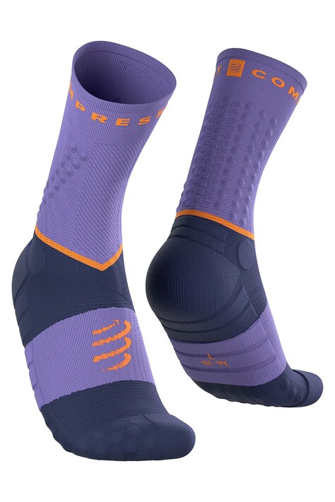 Compressport skarpety sportowe Ultra Trail Socks V2.0 fioletowe SQTU3556