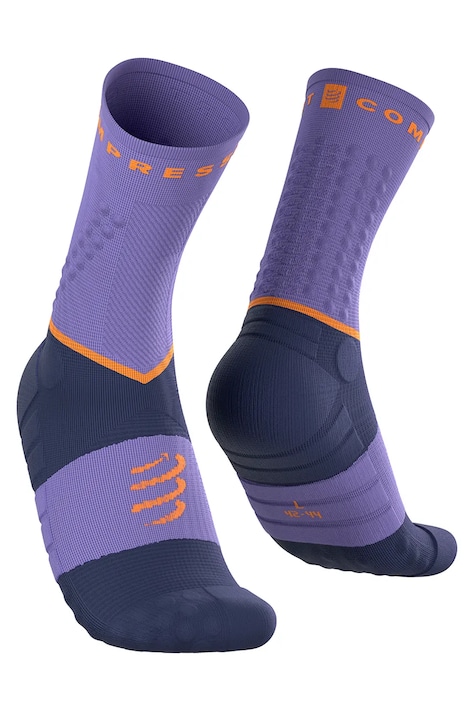 Compressport skarpety sportowe Ultra Trail Socks V2.0 fioletowe SQTU3556