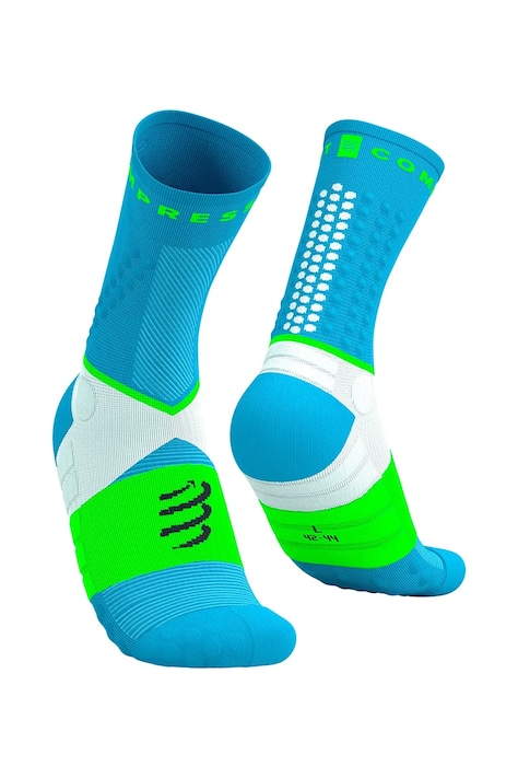 Compressport skarpetki Ultra Trail Socks V2.0 kolor niebieski SQTU3556