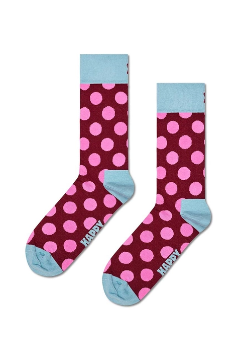 Κάλτσες Happy Socks Big Dot Sock χρώμα: κόκκινο, P001586