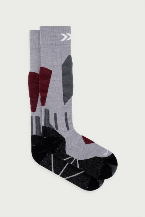 X-socks Skarpety sportowe SKI DISCOVER MERINO OTC szare WYDMW24U