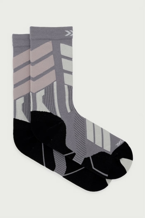 X-socks Skarpety narciarskie z wełną merino X-COUNTRY PERFORM MERINO CREW szare WQPMW24U