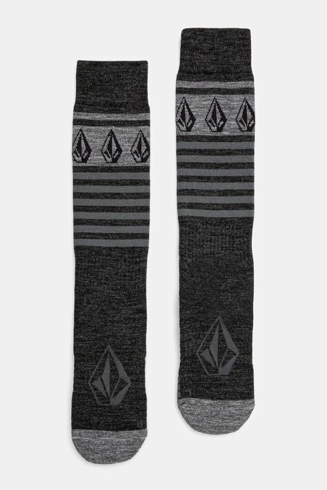 Volcom skarpetki z domieszką wełny kolor szary K6352501