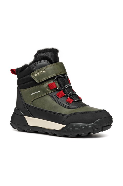 Geox cizme de iarna copii TREKKYUP ABX culoarea verde, J46MBE.0MEFU