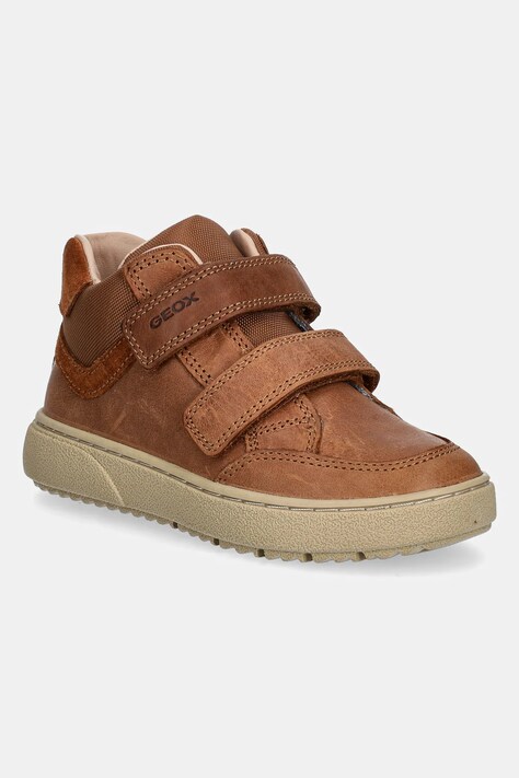Geox sneakers pentru copii THELEVEN culoarea maro, J46LDA.0CL22