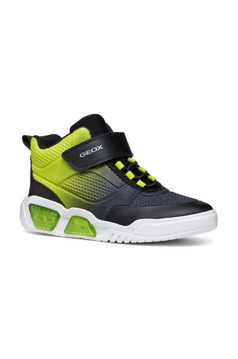 Geox sneakers pentru copii ILLUMINUS culoarea verde, J46GVB.0EE54