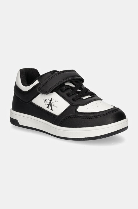 Calvin Klein Jeans sneakers pentru copii culoarea negru, V1X9-81047