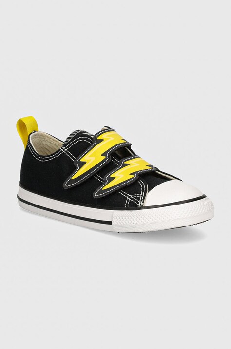 Παιδικά πάνινα παπούτσια Converse CHUCK TAYLOR ALL STAR 2V χρώμα: μαύρο, A08376C