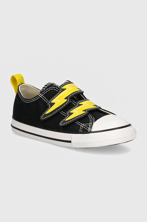 Детски високи кецове Converse CHUCK TAYLOR ALL STAR 2V в черно A08376C