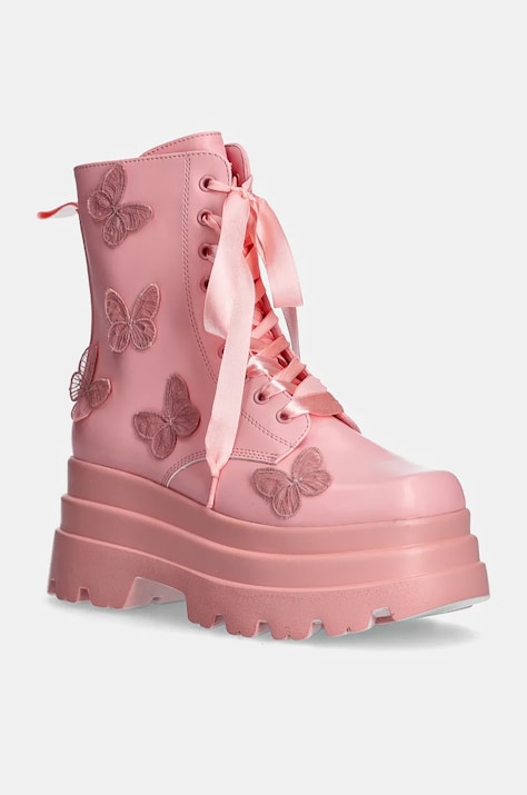 Черевики Koi Footwear жіночі колір рожевий на платформі SWD-93