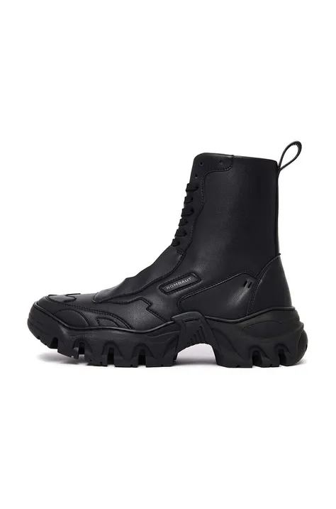 Členkové topánky Rombaut BOCCACCIO II BOOT dámske, čierna farba, na platforme, CO-B-001
