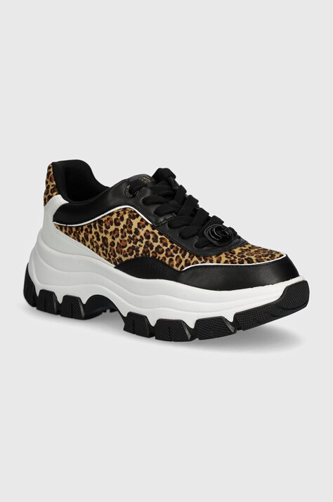 Guess sneakers BERRETT culoarea negru, FLTBER PEL12
