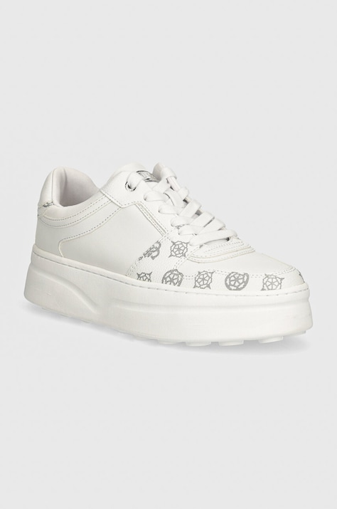 Guess sneakers QUEENZ culoarea alb, FLTQNZ FAL12