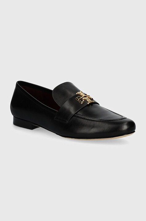 Tory Burch mocassini in pelle Eleanor Loafer donna colore nero 158204-006