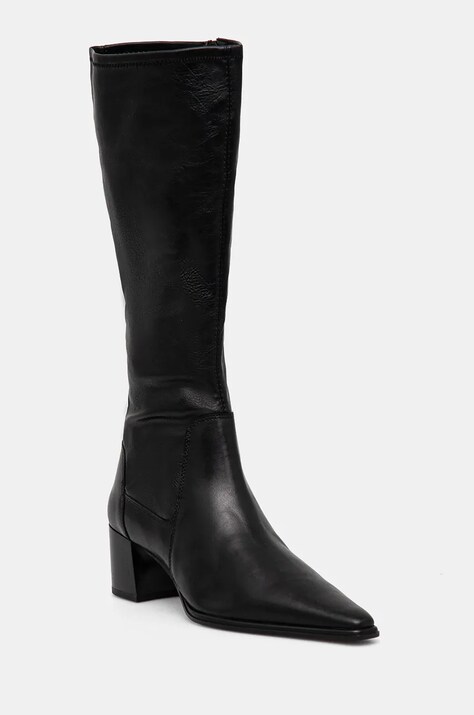 Čizme Vagabond Shoemakers GISELLE za žene, boja: crna, s debelom potpeticom, 5754-002-20