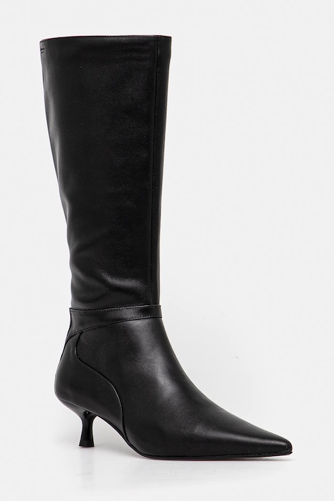 Кожени ботуши Vagabond Shoemakers LYKKE в черно с тънък ток 5814-001-20