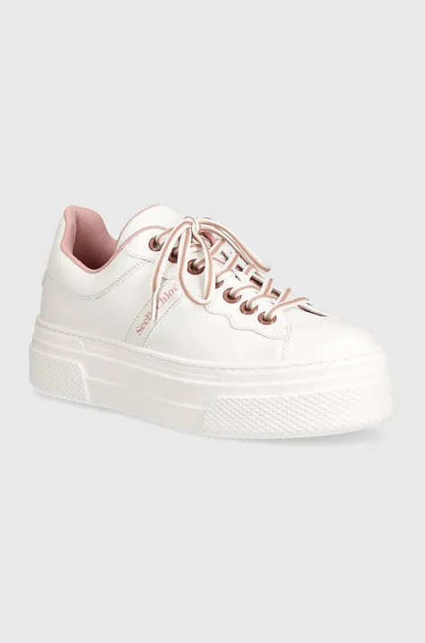 See by Chloé sneakers din piele Essie culoarea alb, SB43065A