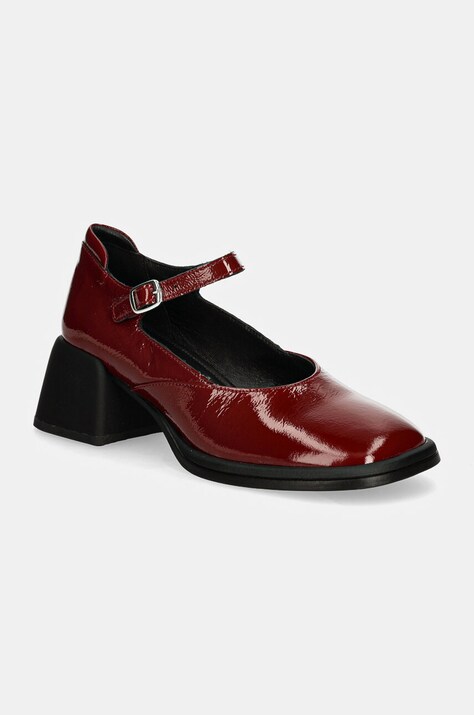 Vagabond Shoemakers pantofi de piele ANSIE culoarea bordo, cu toc drept, 5445-260-42