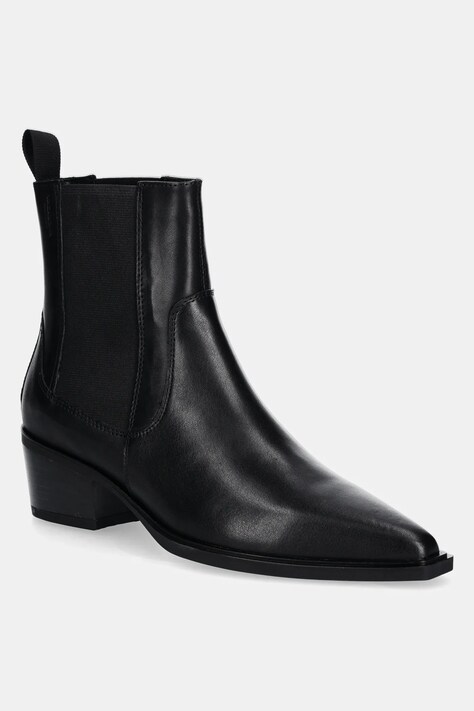 Vagabond Shoemakers ghete chelsea de piele KELSEY femei, culoarea negru, cu toc drept, 5810-201-20
