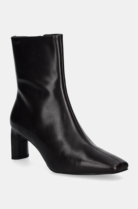 Δερμάτινες μπότες Vagabond Shoemakers VENDELA γυναικείες, χρώμα: καφέ, 5823-001-35