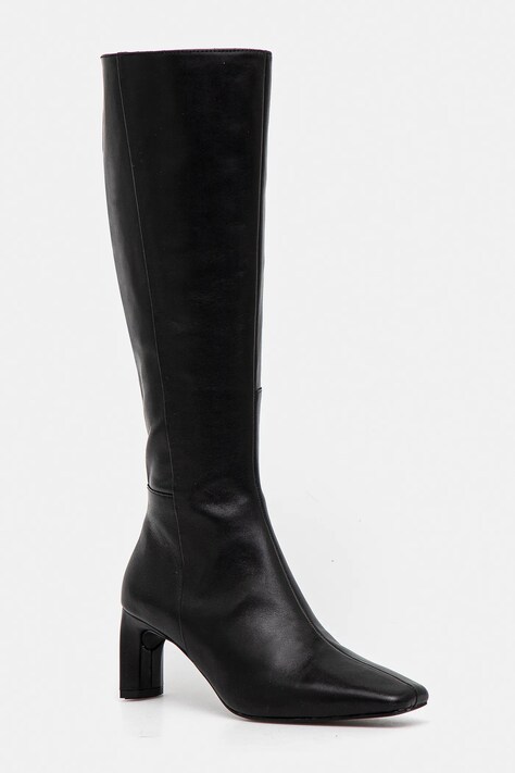 Vagabond Shoemakers ghete de piele VENDELA femei, culoarea negru, cu toc drept, 5823-101-20