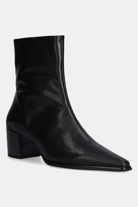 Vagabond Shoemakers cizme de piele GISELLE femei, culoarea negru, cu toc drept, 5854-001-20