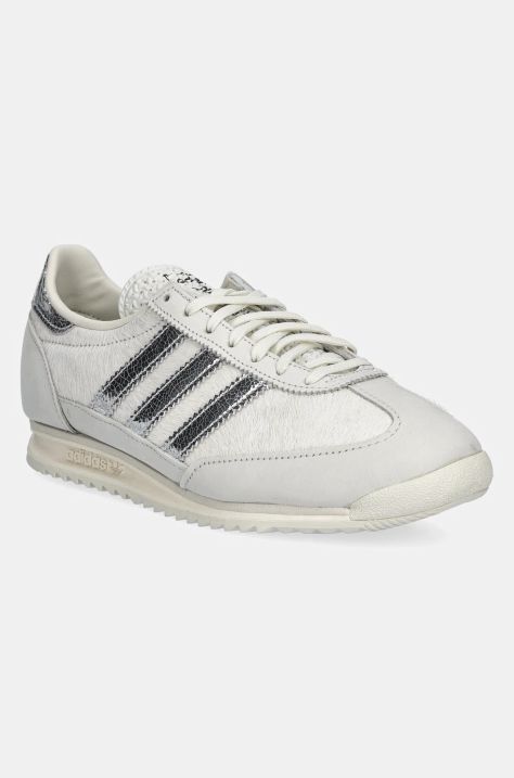 adidas Originals sneakers din piele întoarsă SL 72 OG culoarea gri, JR5163