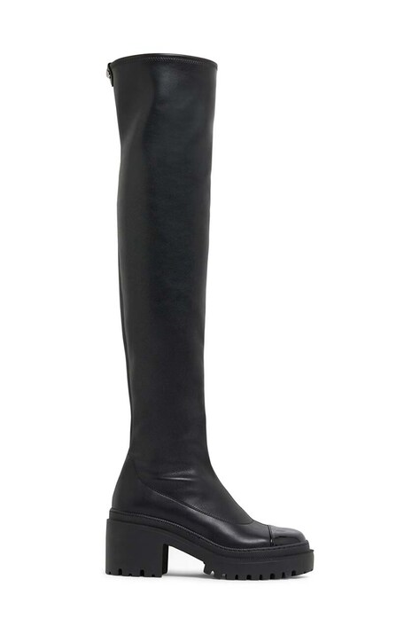 Giuseppe Zanotti ghete de piele Martini femei, culoarea negru, cu toc drept, I480002.001
