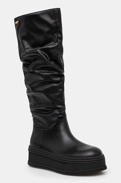 Liu Jo cizme SELMA 12 femei, culoarea negru, cu platforma, BF4103EX01422222