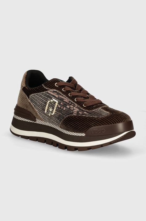 Кроссовки Liu Jo AMAZING 23 цвет коричневый BF4053TX432S1801