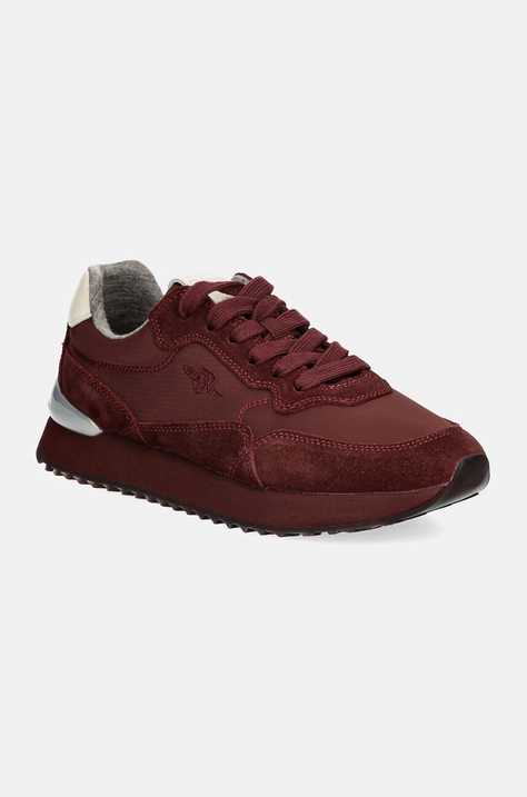 Gant sneakers Bevinda culoarea bordo, 29533695 G553