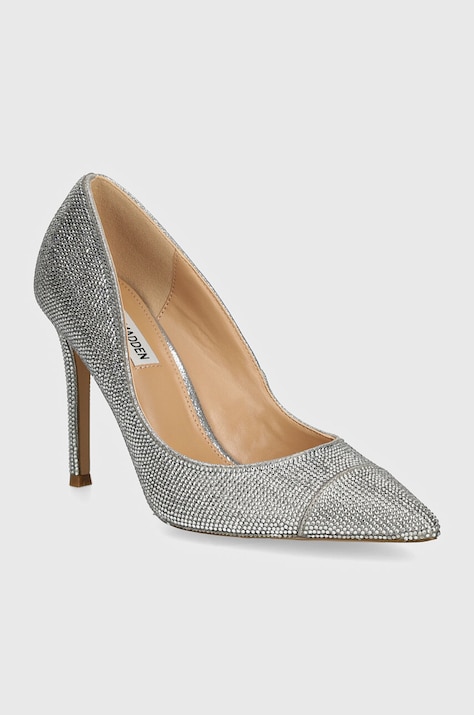 Lodičky Steve Madden Evelyn-CR stříbrná barva, SM11003187