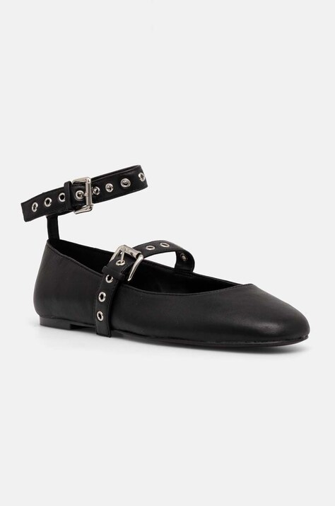 Steve Madden balerini de piele Macbeth culoarea negru, SM11003189