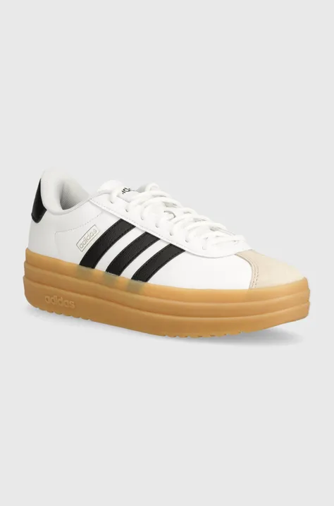 Кожаные кроссовки adidas Vl Court Bold цвет белый IH3083