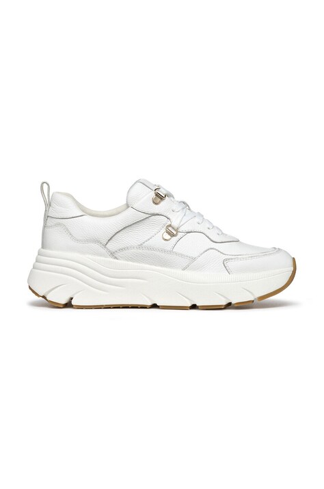 Geox sneakers din piele D DIAMANTA culoarea alb, D36UFE 00046 C1000