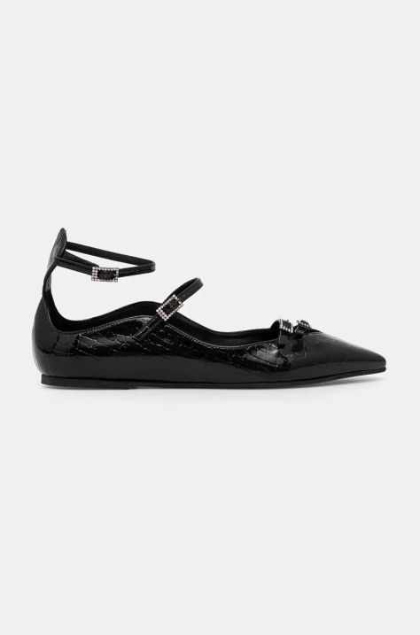 Le Silla ballet flats Deco Morgana black color 9004C020MTPPLYL001