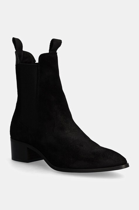 Σουέτ μπότες τσέλσι Gant St Broomly γυναικείες, χρώμα: μαύρο, 29553802 G00