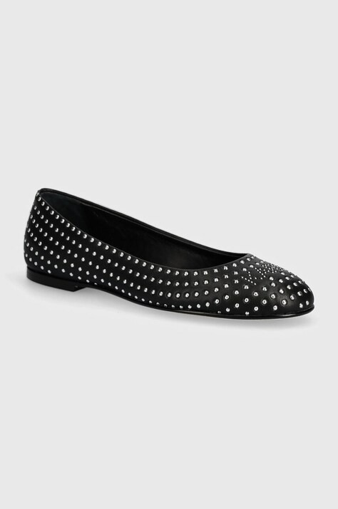 Karl Lagerfeld balerini KARO culoarea negru, KL40123