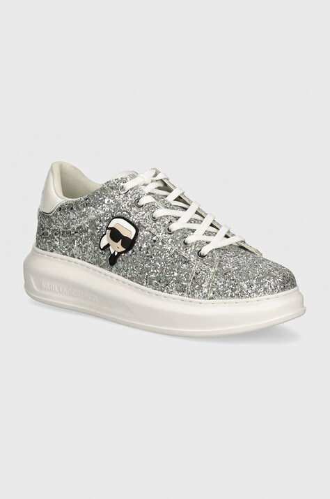 Karl Lagerfeld sneakers KAPRI culoarea argintiu, KL62573N
