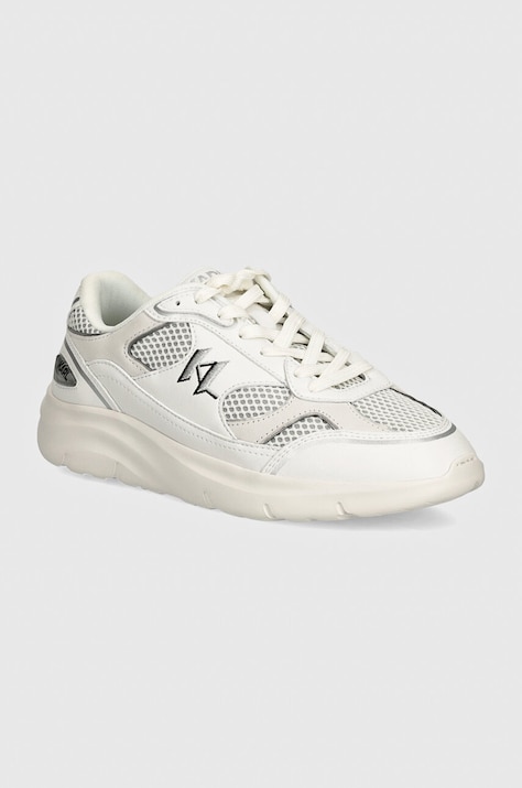 Karl Lagerfeld sneakers din piele SERGER culoarea alb, KL63620