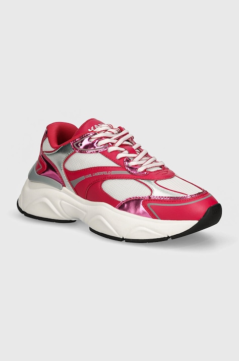 Karl Lagerfeld sneakers KOMET culoarea roz, KL65624