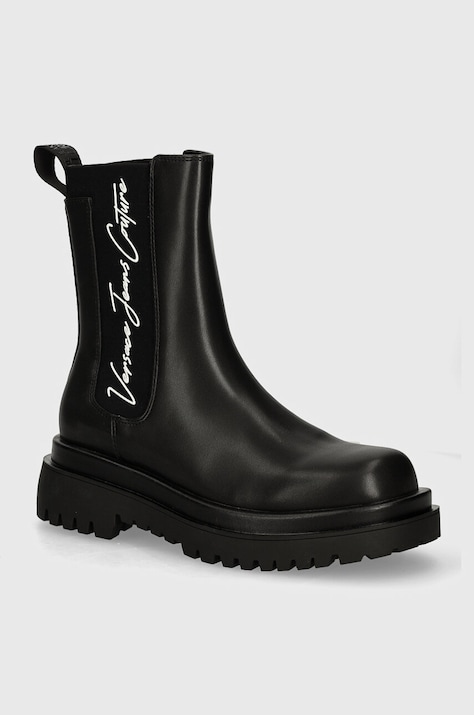 Ботинки Versace Jeans Couture Drew женские цвет чёрный на платформе 77VA3S60 ZS868 899