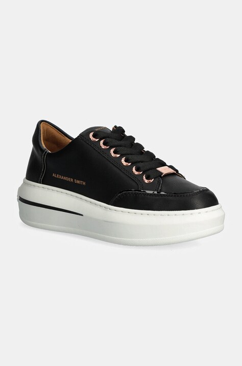 Alexander Smith sneakers din piele Lancaster culoarea negru, ASBALSW1948BLK